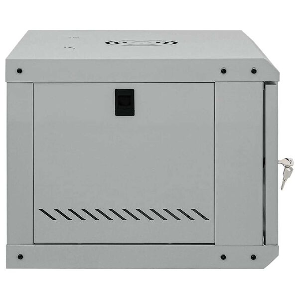 vidaXL Ντουλάπα δικτύου με αποθήκευση Γκρι 53 x 45 x 30 εκ Ατσάλι