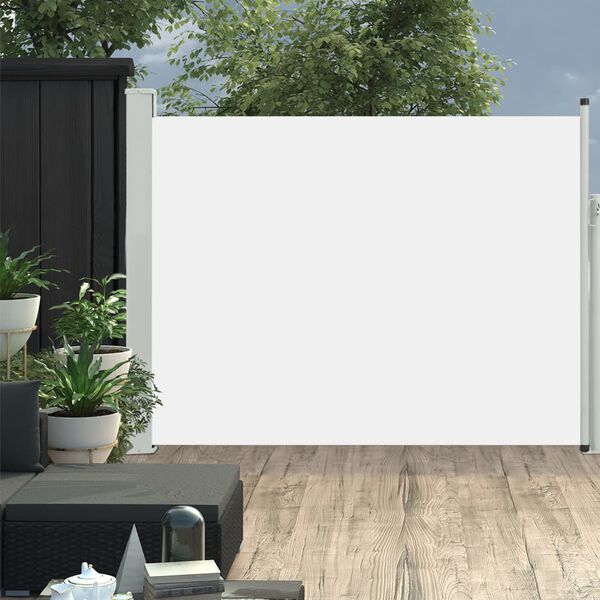 vidaXL Σκίαστρο Πλαϊνό Συρόμενο Βεράντας Κρεμ 170 x 500 εκ.