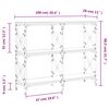vidaXL Τραπέζι Κονσόλα Sonoma Δρυς 100 x 28 x 80,5 εκ. Επεξεργ. Ξύλο