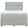 vidaXL &Kappa;&rho;&epsilon;&beta;ά&tau;&iota; Boxspring &mu;&epsilon; &Sigma;&tau;&rho;ώ&mu;&alpha; &Alpha;&nu;&omicron;&iota;&chi;&tau;ό &Gamma;&kappa;&rho;&iota; 140x200 &epsilon;&kappa;. &Beta;&epsilon;&lambda;&omicron;ύ&delta;&iota;&nu;&omicron;