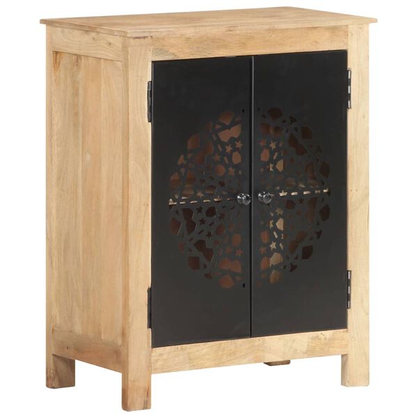 vidaXL Ντουλάπι 60 x 35 x 75 εκ. από Μασίφ Ξύλο Μάνγκο
