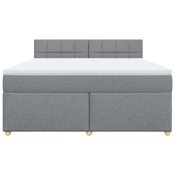 vidaXL &Kappa;&rho;&epsilon;&beta;ά&tau;&iota; Boxspring &mu;&epsilon; &Sigma;&tau;&rho;ώ&mu;&alpha; &Alpha;&nu;&omicron;&iota;&chi;&tau;ό &Gamma;&kappa;&rho;&iota; 180x200 &epsilon;&kappa;. &Upsilon;&phi;&alpha;&sigma;&mu;ά&tau;&iota;&nu;&omicron;