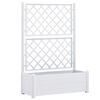 vidaXL &Zeta;&alpha;&rho;&nu;&tau;&iota;&nu;&iota;έ&rho;&alpha; &Kappa;ή&pi;&omicron;&upsilon; &mu;&epsilon; &Kappa;&alpha;&phi;&alpha;&sigma;&omega;&tau;ό &Lambda;&epsilon;&upsilon;&kappa;ή 100 x 43 x 142 &epsilon;&kappa;. &alpha;&pi;ό PP