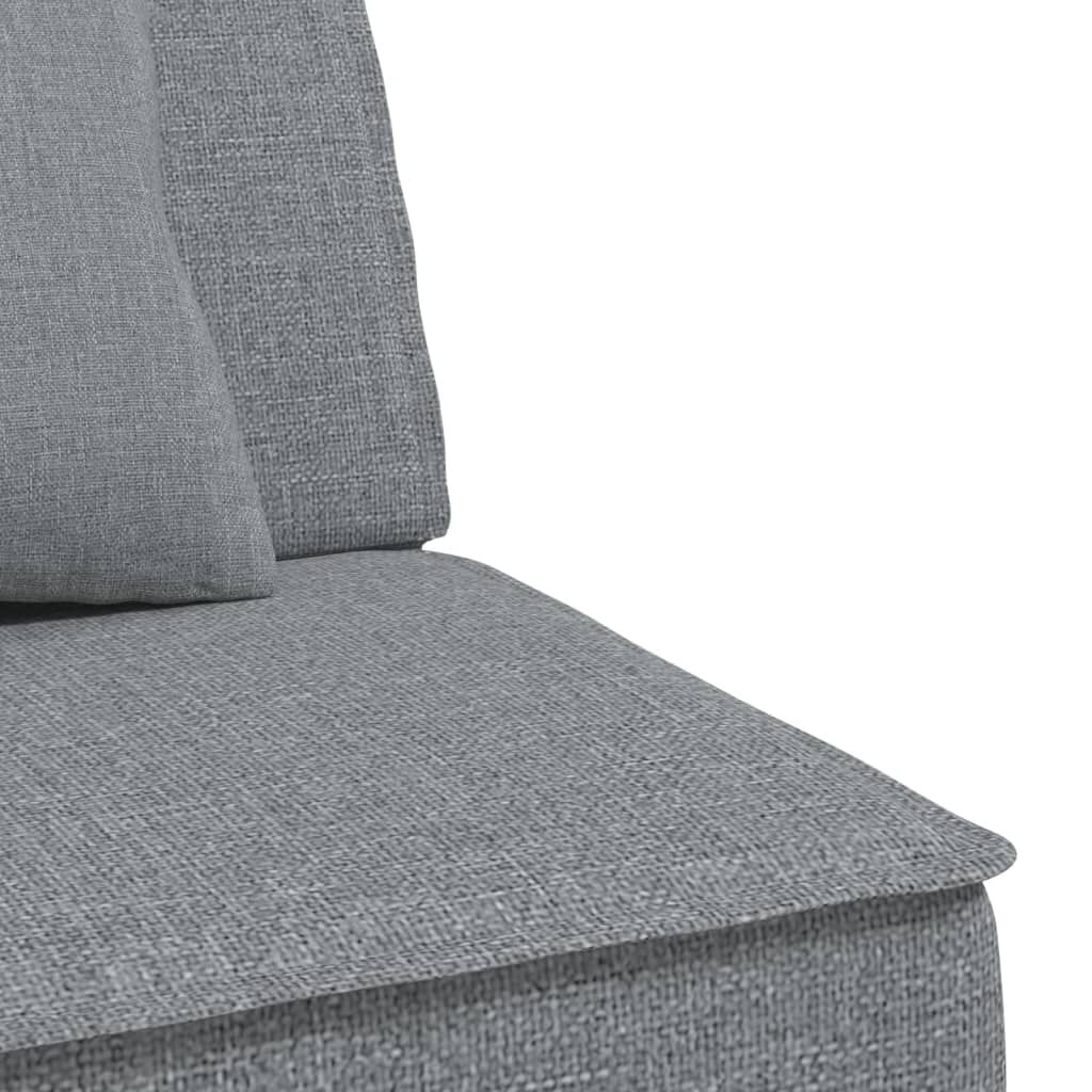 vidaXL Καναπές Κρεβάτι Γωνιακός Αν. Γκρι 255x140x70 εκ. Υφασμάτινος
