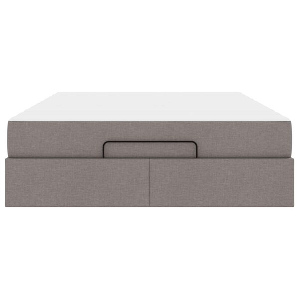 vidaXL &Sigma;&kappa;&epsilon;&lambda;&epsilon;&tau;ό&sigmaf; &kappa;&rho;&epsilon;&beta;&alpha;&tau;&iota;&omicron;ύ &mu;&epsilon; &sigma;&tau;&rho;ώ&mu;&alpha; &mu;&epsilon; &sigma;&tau;&rho;ώ&mu;&alpha; 2 pcs Taupe ύ&phi;&alpha;&sigma;&mu;&alpha;