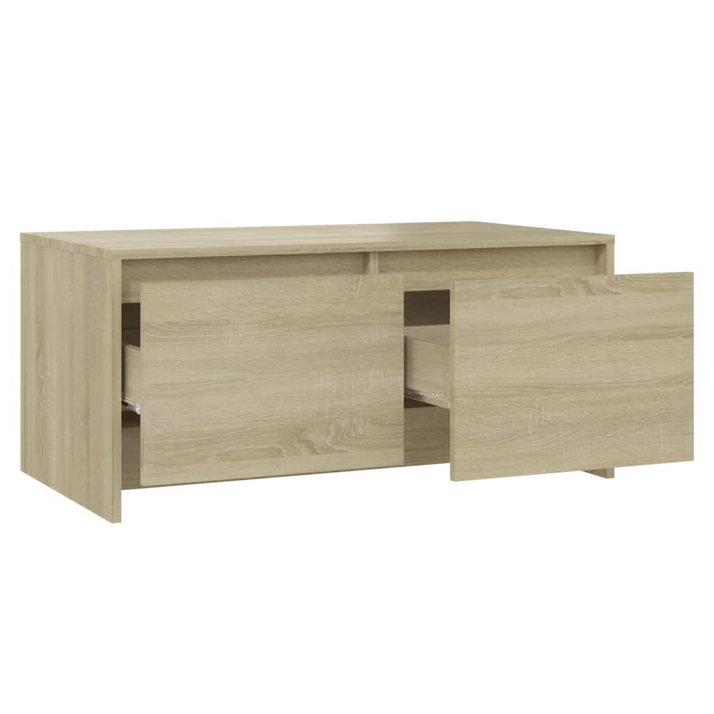 vidaXL Τραπεζάκι Σαλονιού Sonoma Δρυς 90x50x41,5 εκ. Επεξ. Ξύλο