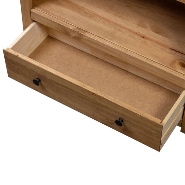 vidaXL Βιβλιοθήκη 80 x 35 x 110 εκ. Μασίφ Ξύλο Πεύκου Σειρά Panama