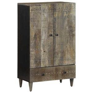 vidaXL Highboard 60x33x100 cm &mu;&alpha;&sigma;ί&phi; &xi;ύ&lambda;&omicron; Mango