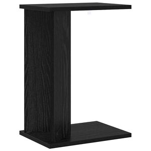 vidaXL End Table &Mu;&alpha;ύ&rho;&eta; &Omicron;&xi;&upsilon;ά 35 x 25 x 50 &epsilon;&kappa; &Epsilon;&pi;&epsilon;&xi;&epsilon;&rho;&gamma;&alpha;&sigma;&mu;έ&nu;&omicron; &xi;ύ&lambda;&omicron;