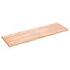 vidaXL Επιφ Τραπεζιού Αν Καφέ 180x60x(2-4)εκ.Ακατέργ. Μασίφ Ξύλο Δρυός