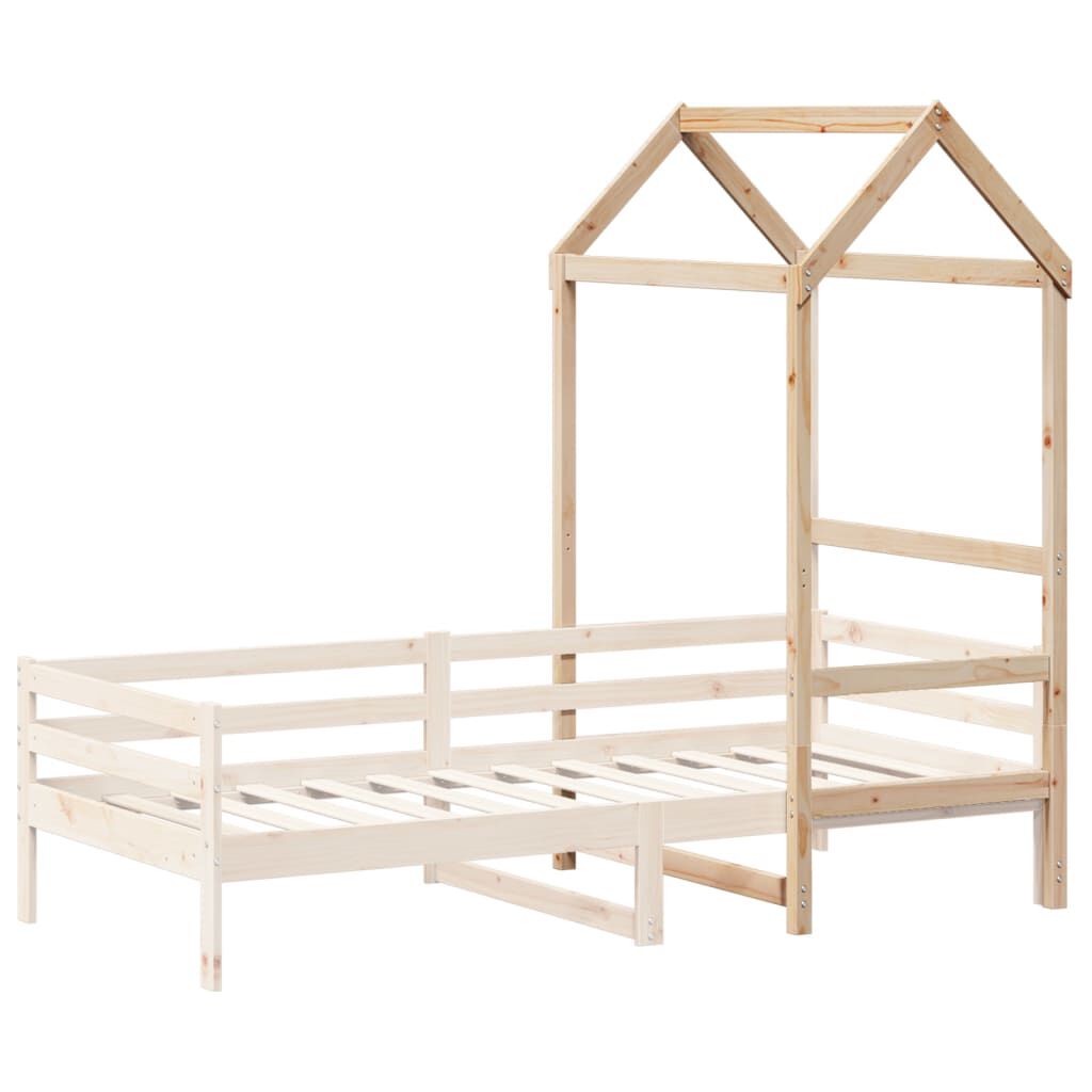 vidaXL Οροφή Κρεβατιού Παιδική 98x70x176,5 εκ. Μασίφ Ξύλο Πεύκου