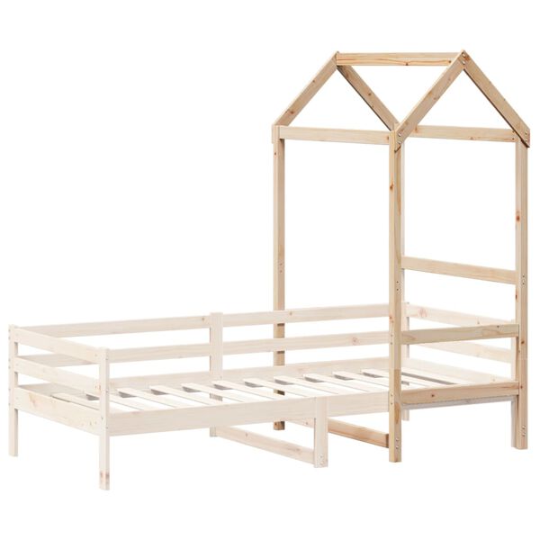vidaXL Οροφή Κρεβατιού Παιδική 98x70x176,5 εκ. Μασίφ Ξύλο Πεύκου
