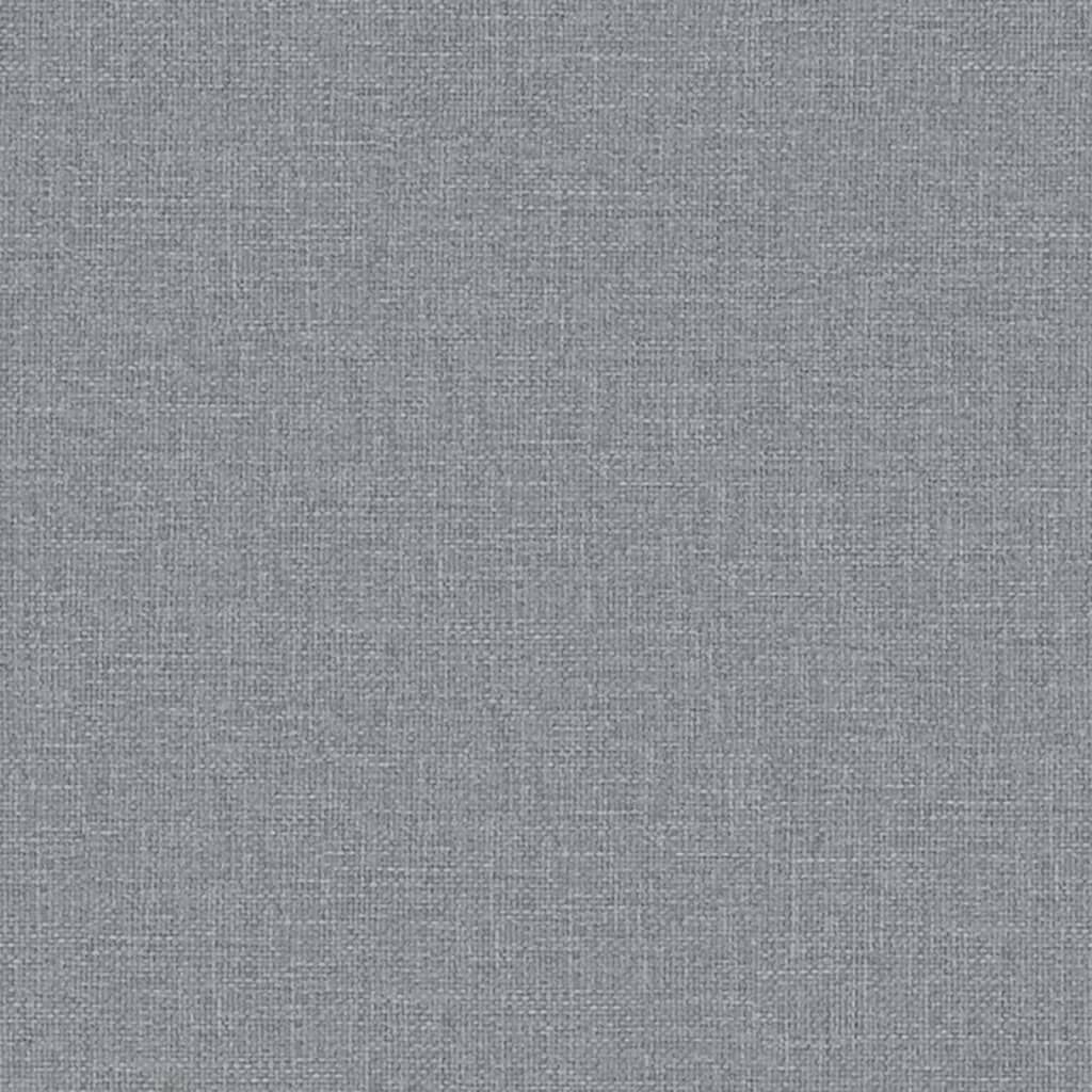 vidaXL Καναπές Κρεβάτι Γωνιακός Αν. Γκρι 260x140x70 εκ. Υφασμάτινος