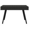 vidaXL Τραπεζάκι Βοηθητικό Πτυσσόμενο Μαύρο 60x40x38 εκ. Συνθ. Ρατάν