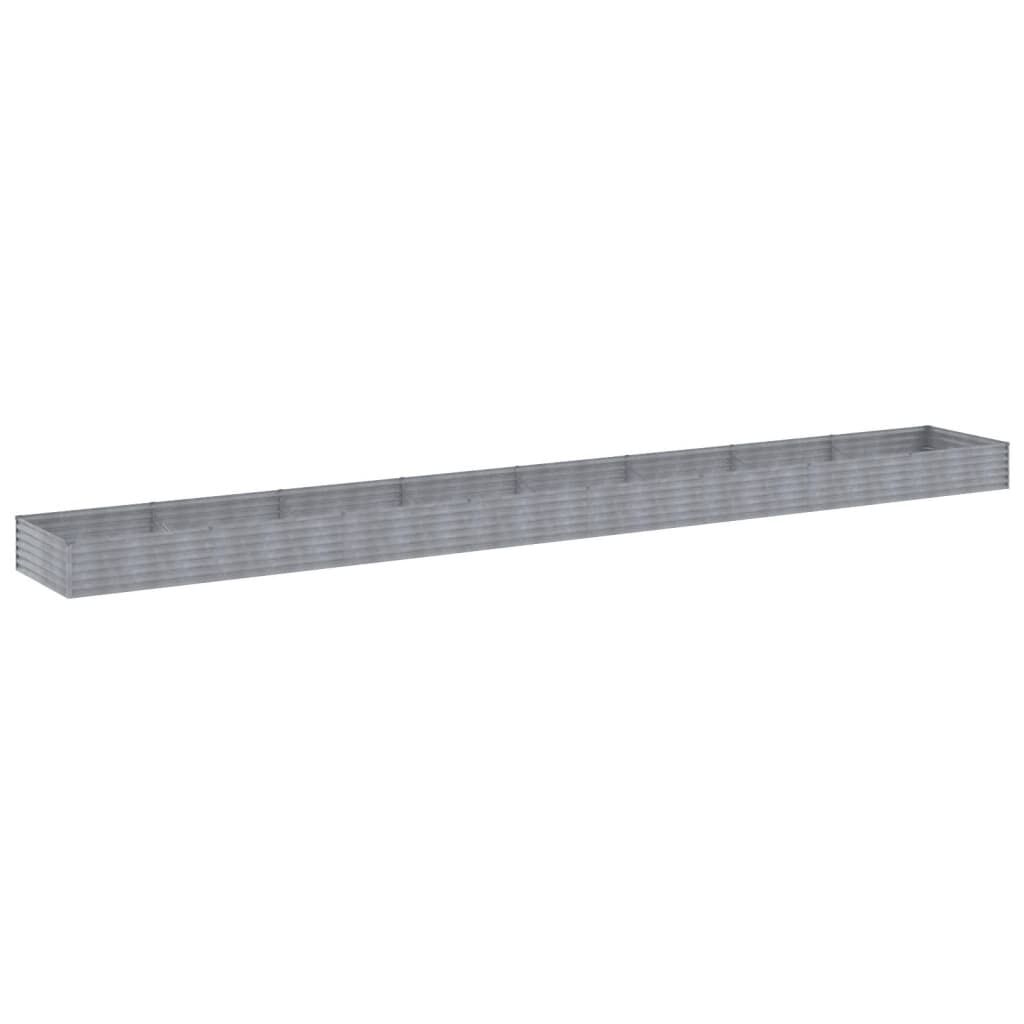 vidaXL Ζαρντινιέρα 770 x 100 x 36 εκ. από Ατσάλι Σκληρυθέν στον Αέρα