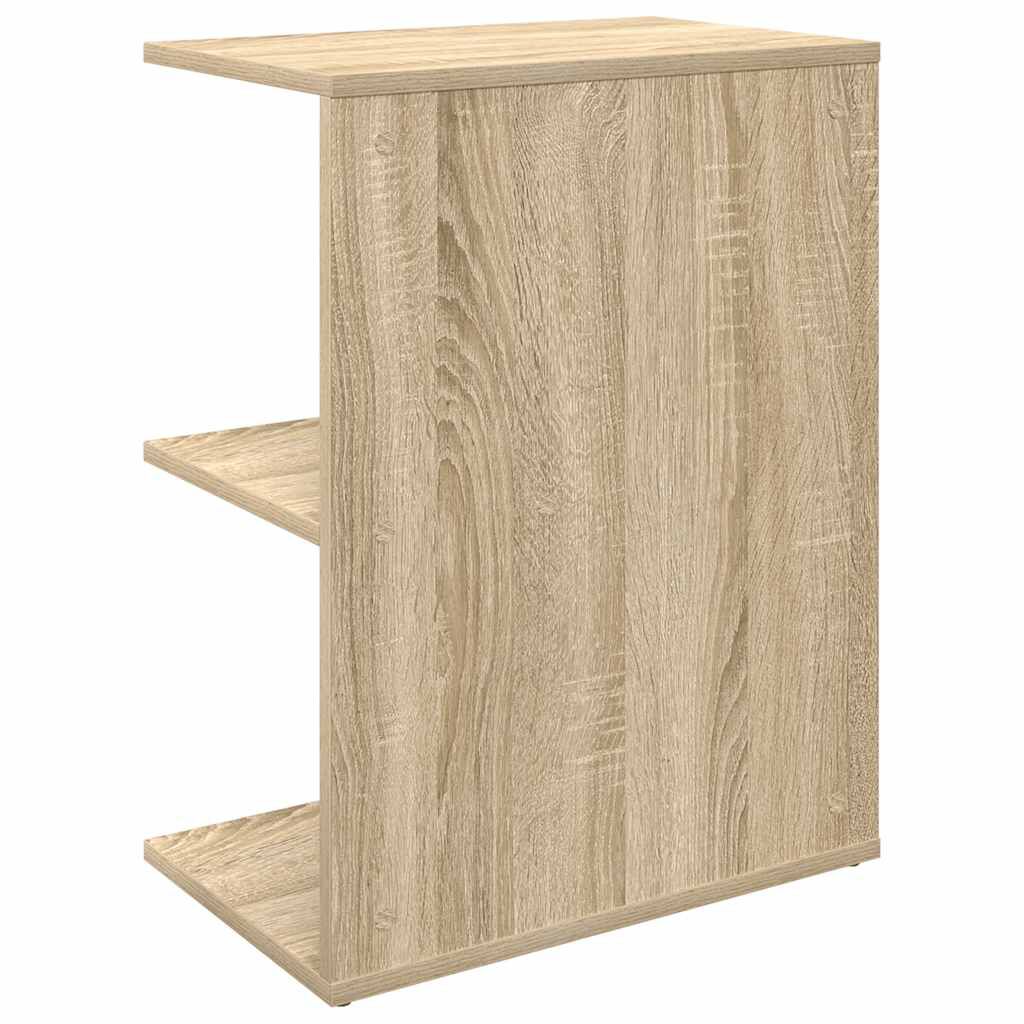 vidaXL Κομοδίνα 2 τεμ. Sonoma Δρυς 46,5x29x61 εκ. Επεξεργασμένο Ξύλο