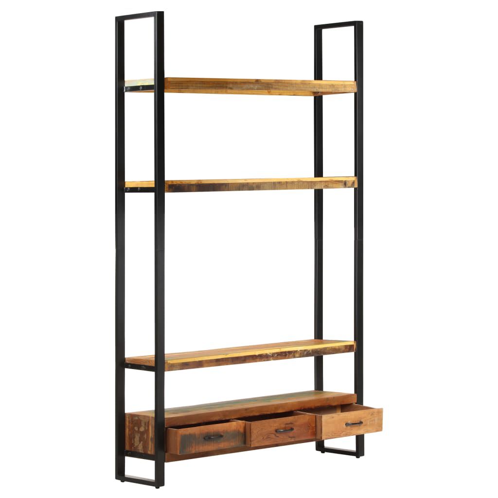 vidaXL Ραφιέρα 118 x 30 x 200 εκ. από Μασίφ Ανακυκλωμένο Ξύλο