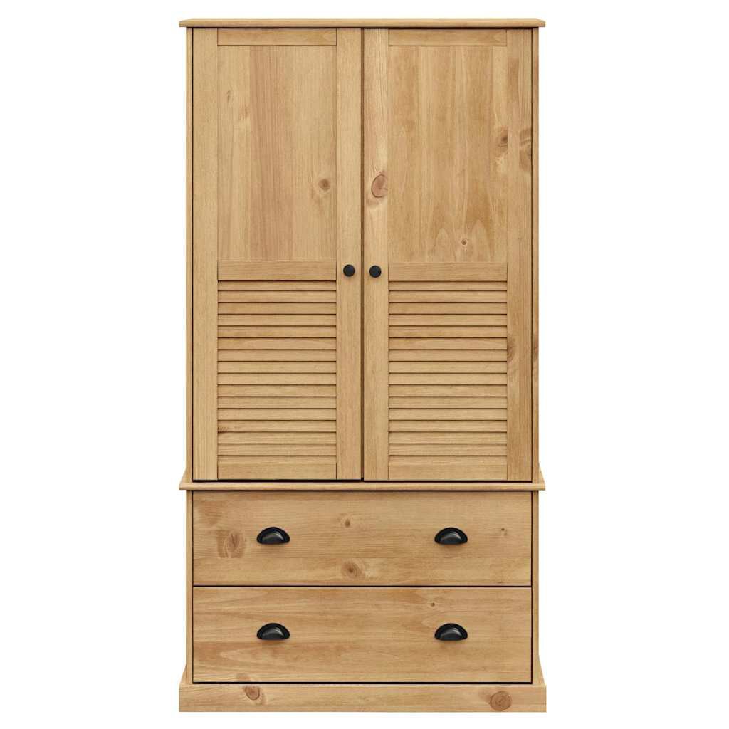 vidaXL Ντουλάπα VIGO 90 x 55 x 170 εκ. από Μασίφ Ξύλο Πεύκου
