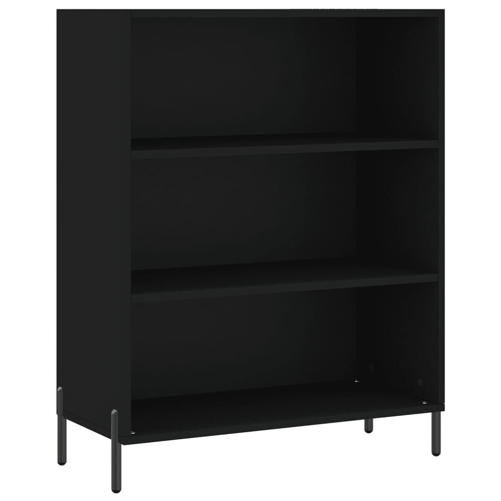 vidaXL Ντουλάπι Μαύρο 69,5x32,5x180 εκ. Επεξεργασμένο Ξύλο