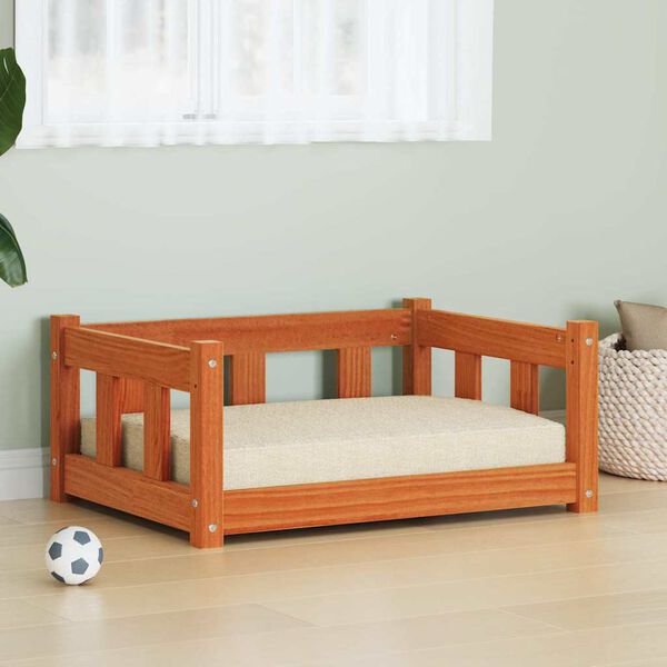 vidaXL &Kappa;&rho;&epsilon;&beta;ά&tau;&iota; &Sigma;&kappa;ύ&lambda;&omicron;&upsilon; &mu;&epsilon; &alpha;&pi;&omicron;&theta;ή&kappa;&epsilon;&upsilon;&sigma;&eta; &Kappa;&epsilon;&rho;&omega;&tau;ό &kappa;&alpha;&phi;έ 65,5 x 50 x 28 &epsilon;&kappa;