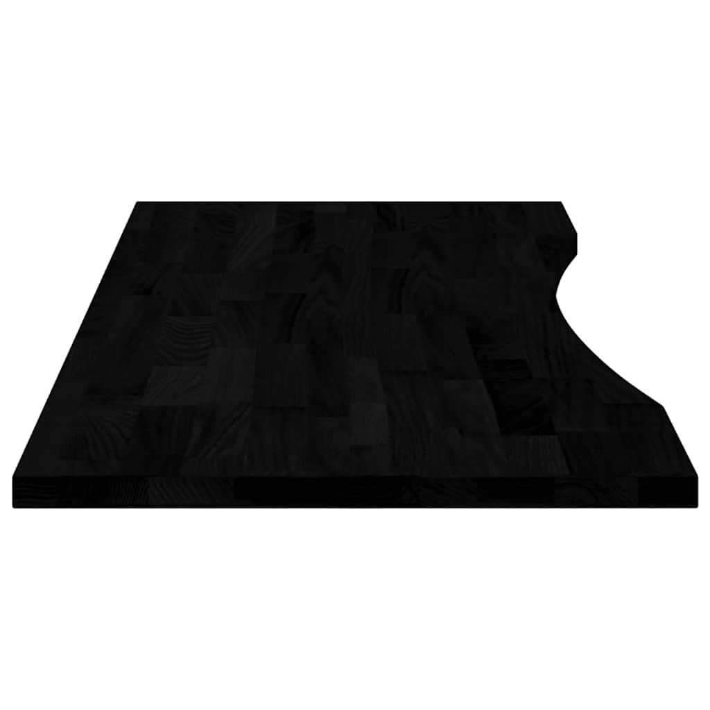 vidaXL Επιφάνεια Τραπεζιού Ορθογώνιος 120x60x2,5 εκ. Μασίφ Ξύλο Δρυός