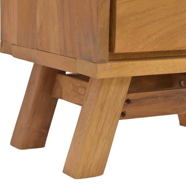 vidaXL Κομοδίνο 40 x 30 x 45 εκ. από Μασίφ Ξύλο Teak