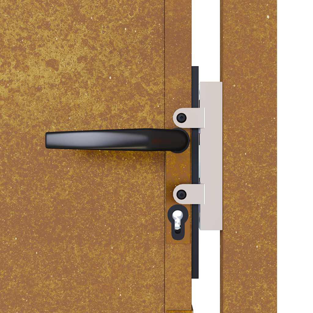 vidaXL Πύλη Κήπου 105 x 155 εκ. από Ατσάλι Corten