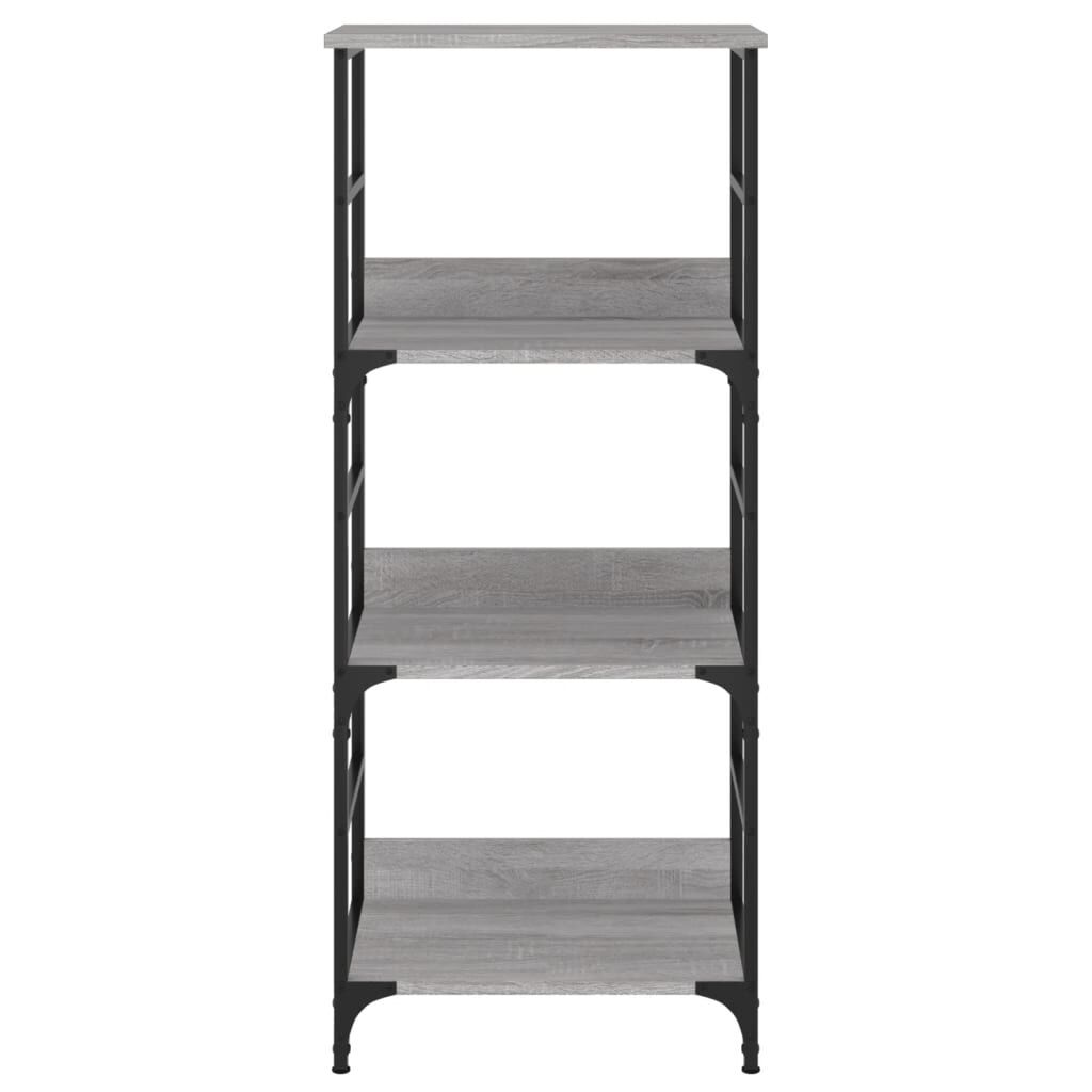 vidaXL Βιβλιοθήκη Γκρι Sonoma 50x33x117,5 εκ. Επεξεργασμένο Ξύλο