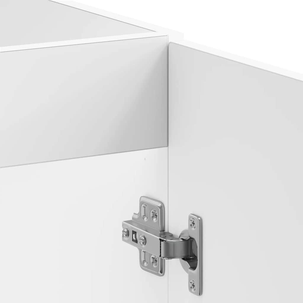 vidaXL Ντουλάπι βάσης νεροχύτη Kalmar Λευκό 80x46x81,5 εκ. Επεξ. Ξύλο