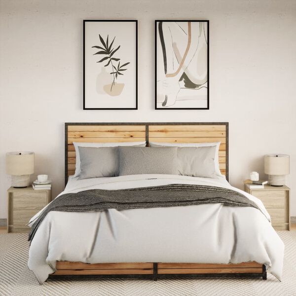 vidaXL &Kappa;&omicron;&mu;&omicron;&delta;ί&nu;&alpha; &mu;&epsilon; &Phi;ώ&tau;&alpha; LED 2 &tau;&epsilon;&mu;. Sonoma &Delta;&rho;&upsilon;&sigmaf; &alpha;&pi;ό &Epsilon;&pi;&epsilon;&xi;&epsilon;&rho;&gamma;&alpha;&sigma;&mu;έ&nu;&omicron; &Xi;ύ&lambda;&omicron;