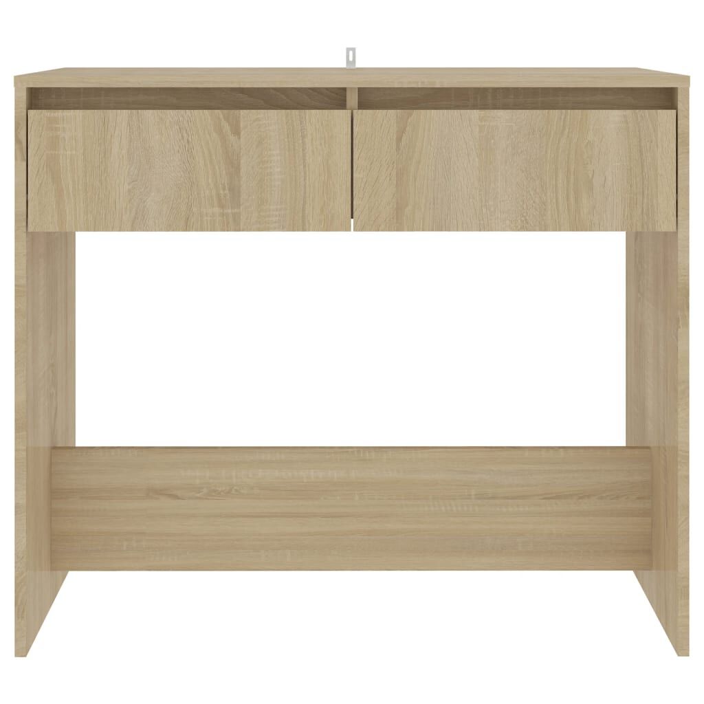 vidaXL Τραπέζι Κονσόλα Sonoma Δρυς 89x41x76,5 εκ. Επεξεργασμένο Ξύλο