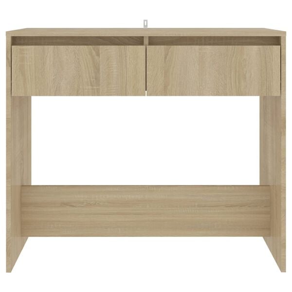 vidaXL Τραπέζι Κονσόλα Sonoma Δρυς 89x41x76,5 εκ. Επεξεργασμένο Ξύλο