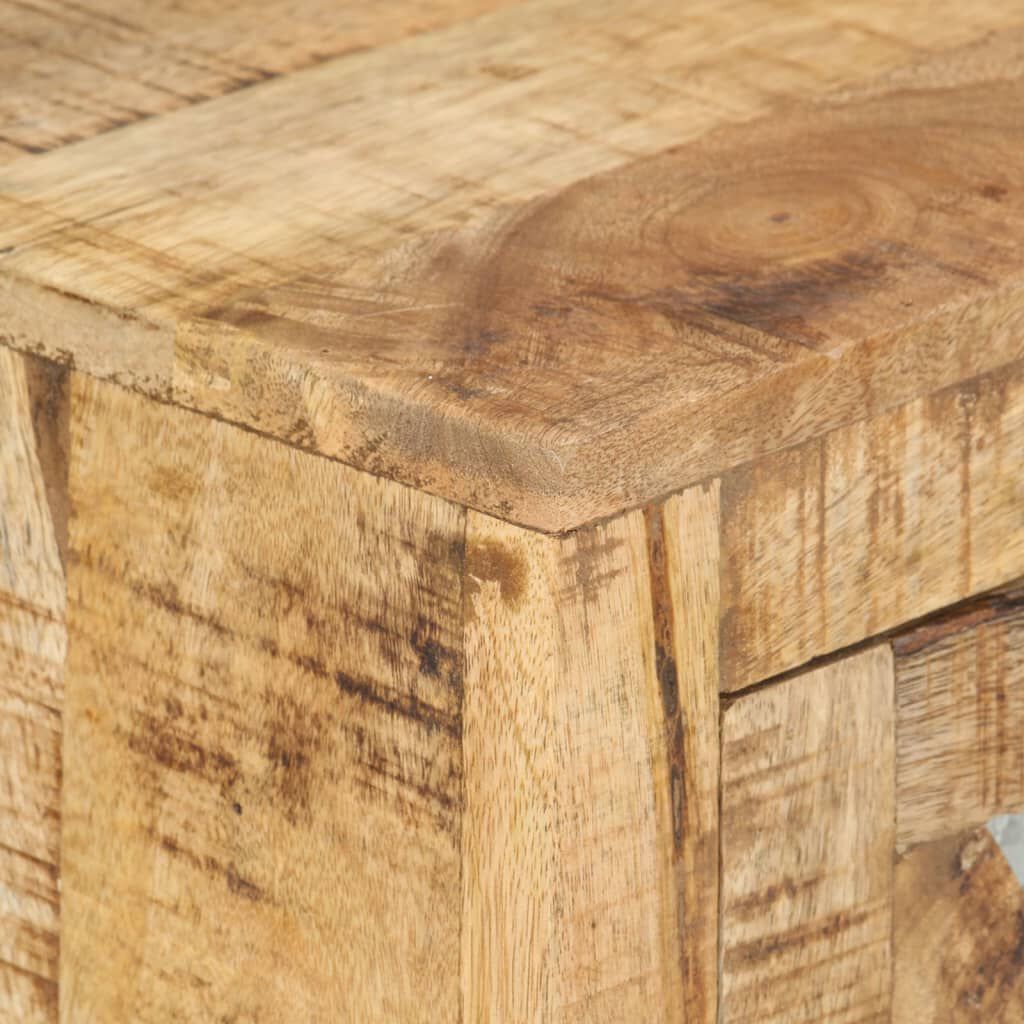 vidaXL Ντουλάπι 80 x 30 x 76 εκ. από Μασίφ Ξύλο Μάνγκο