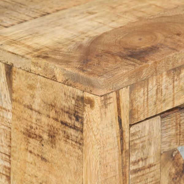 vidaXL Ντουλάπι 80 x 30 x 76 εκ. από Μασίφ Ξύλο Μάνγκο