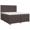 vidaXL &Kappa;&rho;&epsilon;&beta;ά&tau;&iota; box spring &mu;&epsilon; &sigma;&tau;&rho;ώ&mu;&alpha; &Sigma;&kappa;&omicron;ύ&rho;&omicron; &Kappa;&alpha;&phi;έ 200 x 200 cm Ύ&phi;&alpha;&sigma;&mu;&alpha;