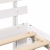 vidaXL Σκελετός Κρεβατιού Λευκό 90 x 190 cm Στερεά ξυλεία πεύκου
