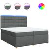 vidaXL &Kappa;&rho;&epsilon;&beta;ά&tau;&iota; Boxspring &mu;&epsilon; &Sigma;&tau;&rho;ώ&mu;&alpha; &Sigma;&kappa;&omicron;ύ&rho;&omicron; &Gamma;&kappa;&rho;&iota; 200x200 &epsilon;&kappa;. &Upsilon;&phi;&alpha;&sigma;&mu;ά&tau;&iota;&nu;&omicron;