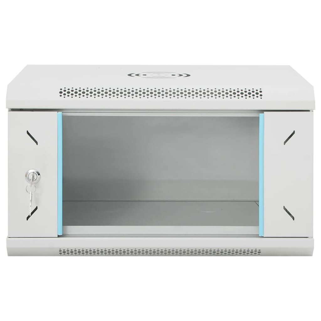 vidaXL Καμπίνα Δικτύου Επιτοίχια 6U 19'' IP20 53x40x30 εκ.