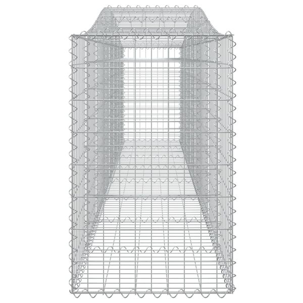 vidaXL Συρματοκιβώτια Τοξωτά 10 τεμ. 400x50x80/100 εκ. Γαλβαν. Ατσάλι