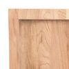 vidaXL Επιφ Τραπεζιού Αν Καφέ 100x60x(2-4)εκ. Επεξ. Μασίφ Ξύλο Δρυός