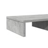 vidaXL Βάση Οθονών Γκρι του Σκυροδέματος 50x27x10 εκ. από Επεξ. Ξύλο