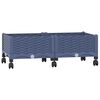 vidaXL &Kappa;ή&pi;&omicron;&sigmaf; &Gamma;&lambda;&alpha;&sigma;&tau;&rho;ά&kappa;&iota; &mu;&epsilon; &Rho;&omicron;&delta;ά&kappa;&iota;&alpha; &Mu;&pi;&lambda;&epsilon; &Gamma;&kappa;&rho;&iota; 80 x 40 x 33 cm PP