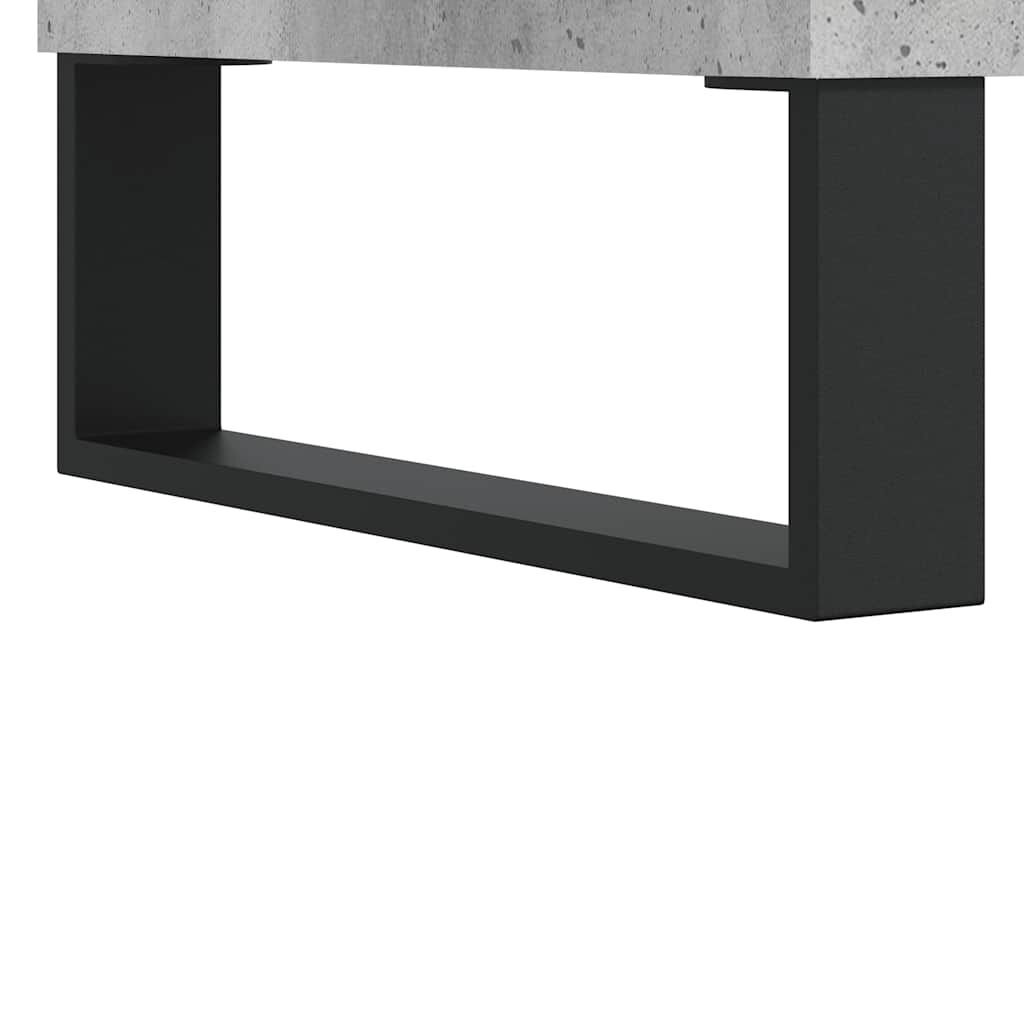 vidaXL Ντουλάπι Μπάνιου Γκρι Σκυροδέματος 80x33x60 εκ. Επεξ. Ξύλο