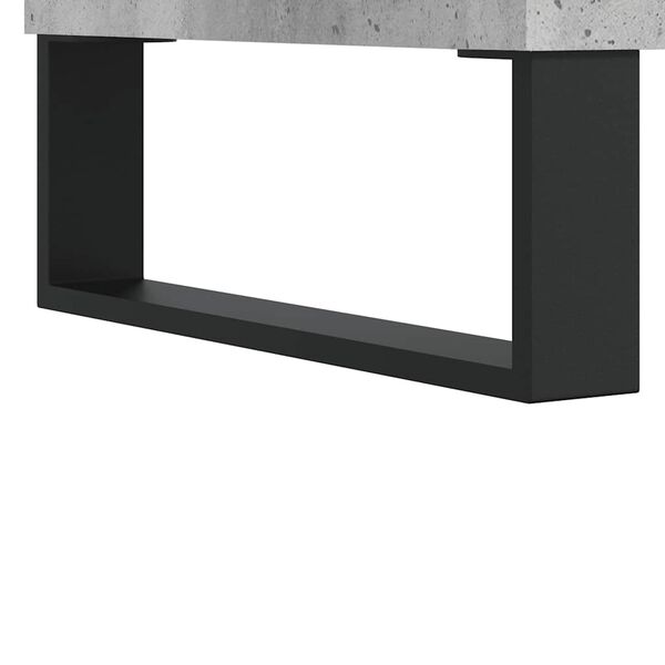 vidaXL Ντουλάπι Μπάνιου Γκρι Σκυροδέματος 80x33x60 εκ. Επεξ. Ξύλο