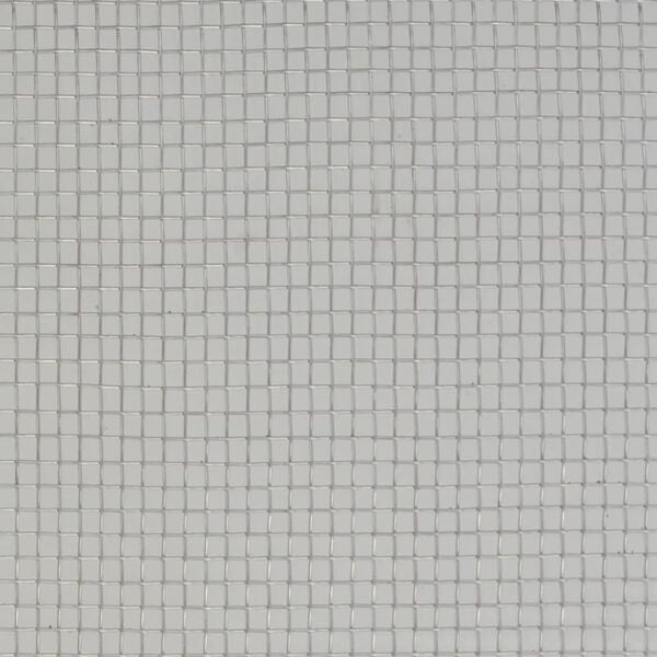 vidaXL Δικτυωτό Πλέγμα Ασημί 100 x 1000 εκ. από Ανοξείδωτο Ατσάλι