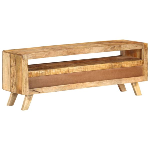 vidaXL Έπιπλο Τηλεόρασης 110 x 30 x 40 εκ. από Μασίφ Ξύλο Μάνγκο