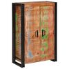 vidaXL Highboard με Πόρτες Καφέ Στερεό Ανακυκλωμένο Ξύλο και Μέταλλο