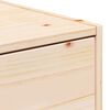 vidaXL Κομοδίνο με συρτάρι Καφέ 50 x 32.5 x 24 εκ Μασίφ ξύλο πεύκου