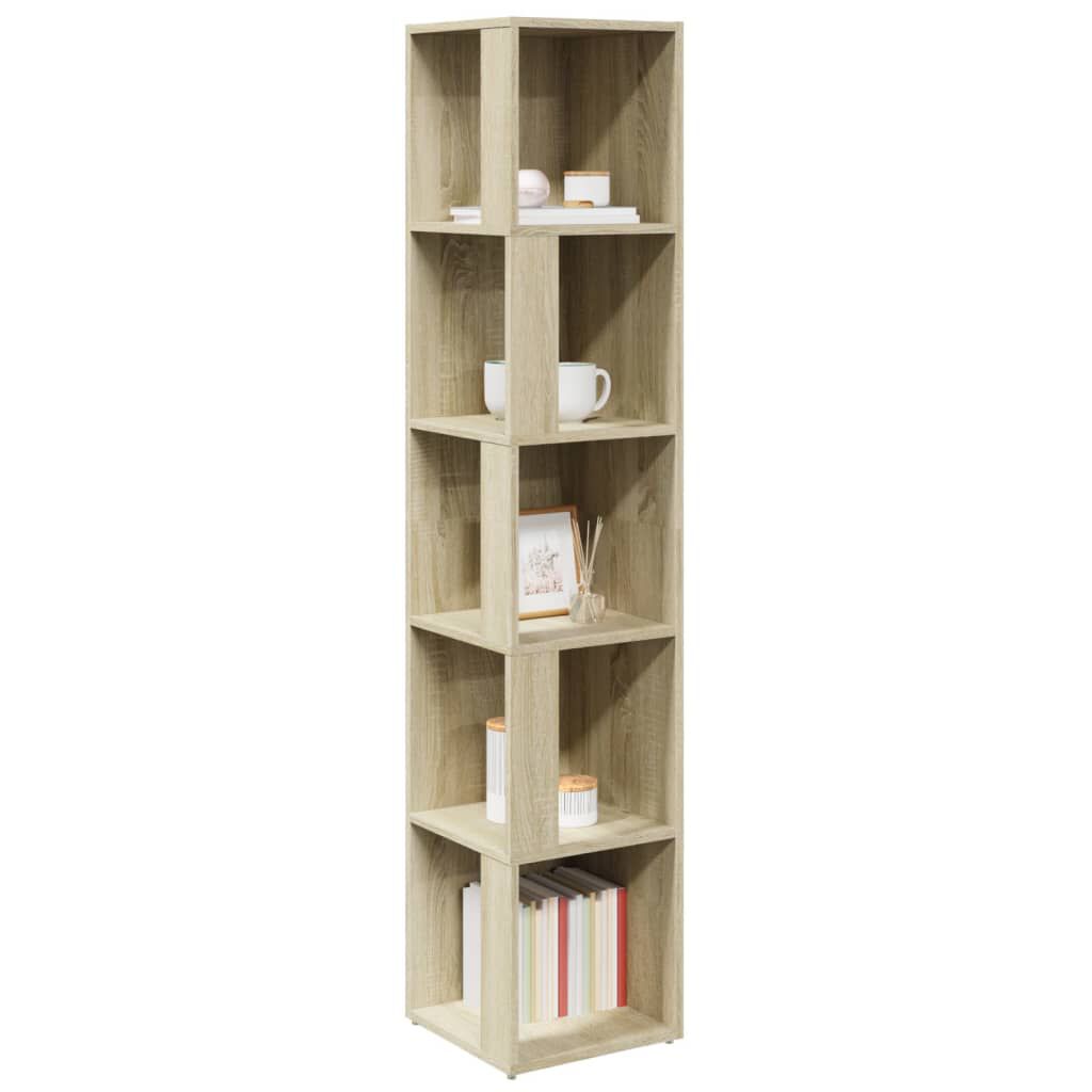 vidaXL Ντουλάπι Γωνία Sonoma Oak 33 x 33 x 164,5 εκ. από Επεξ. Ξύλο