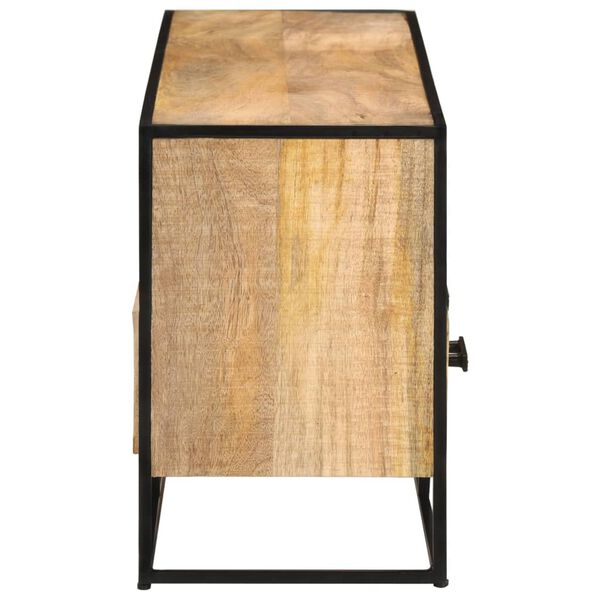 vidaXL Έπιπλο Τηλεόρασης 110 x 30 x 45 εκ. από Ακατέργαστο Ξύλο Μάνγκο